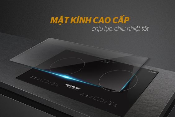 Bếp từ đôi Sunhouse SHB9101 mặt kính cao cấp
